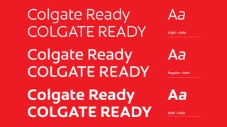 Colgate Ready was translated into a range of different scripts