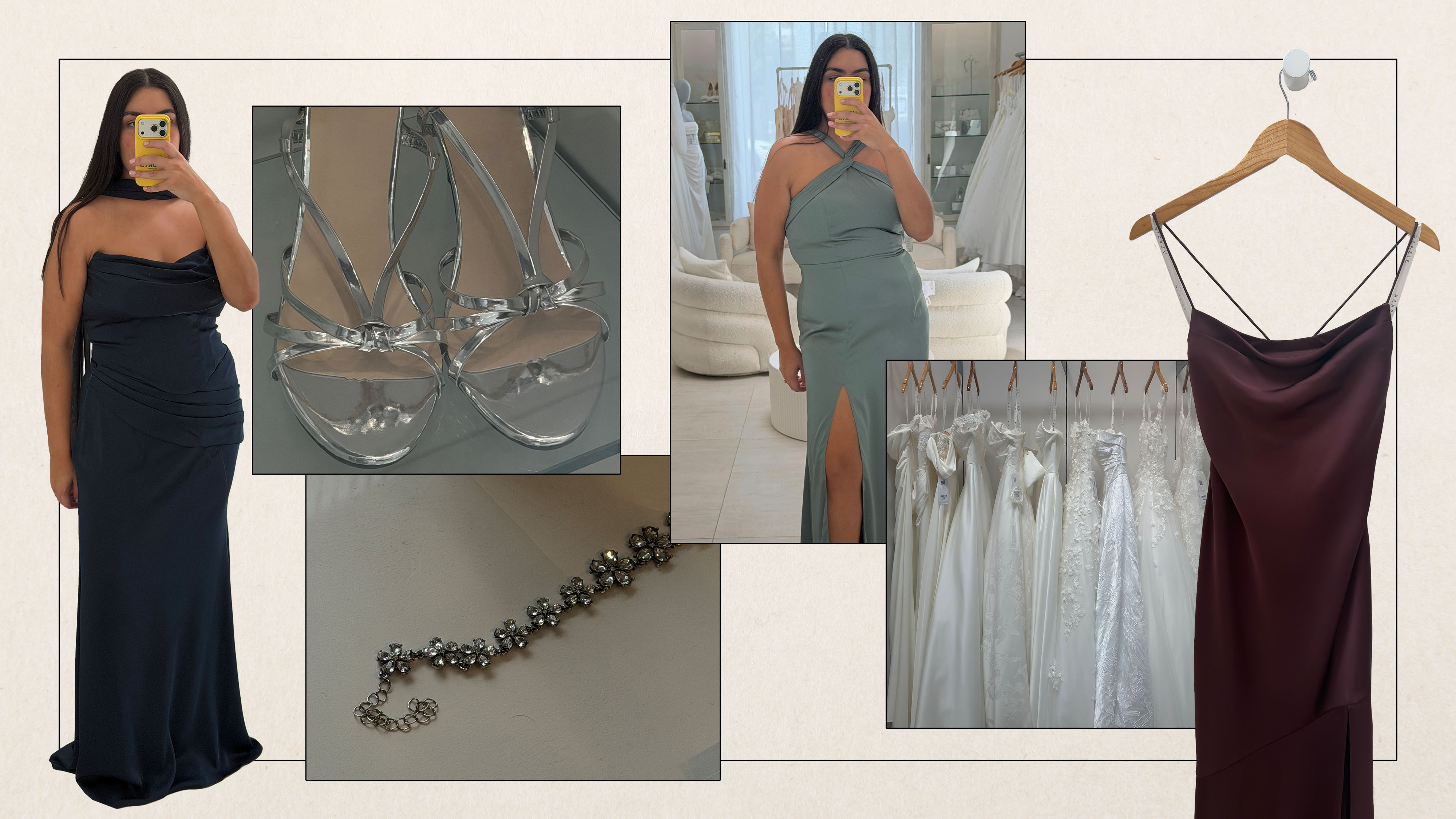 Who What Wear editor Ana Escalante tries on and reviews Azazie bridesmaid dresses.