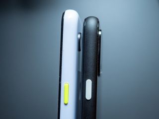 Pixel 4 and Pixel 3a side profiles