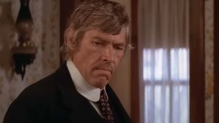 James Coburn as Pat Garrett in Pat Garrett and Billy the Kid