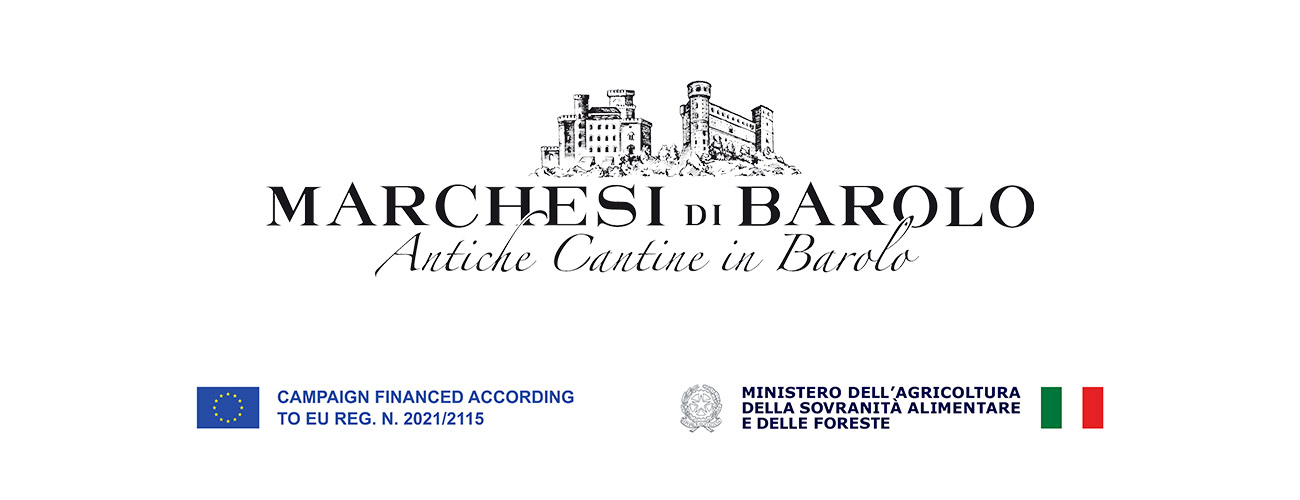 Marchesi do Barolo logo and EU funding logo