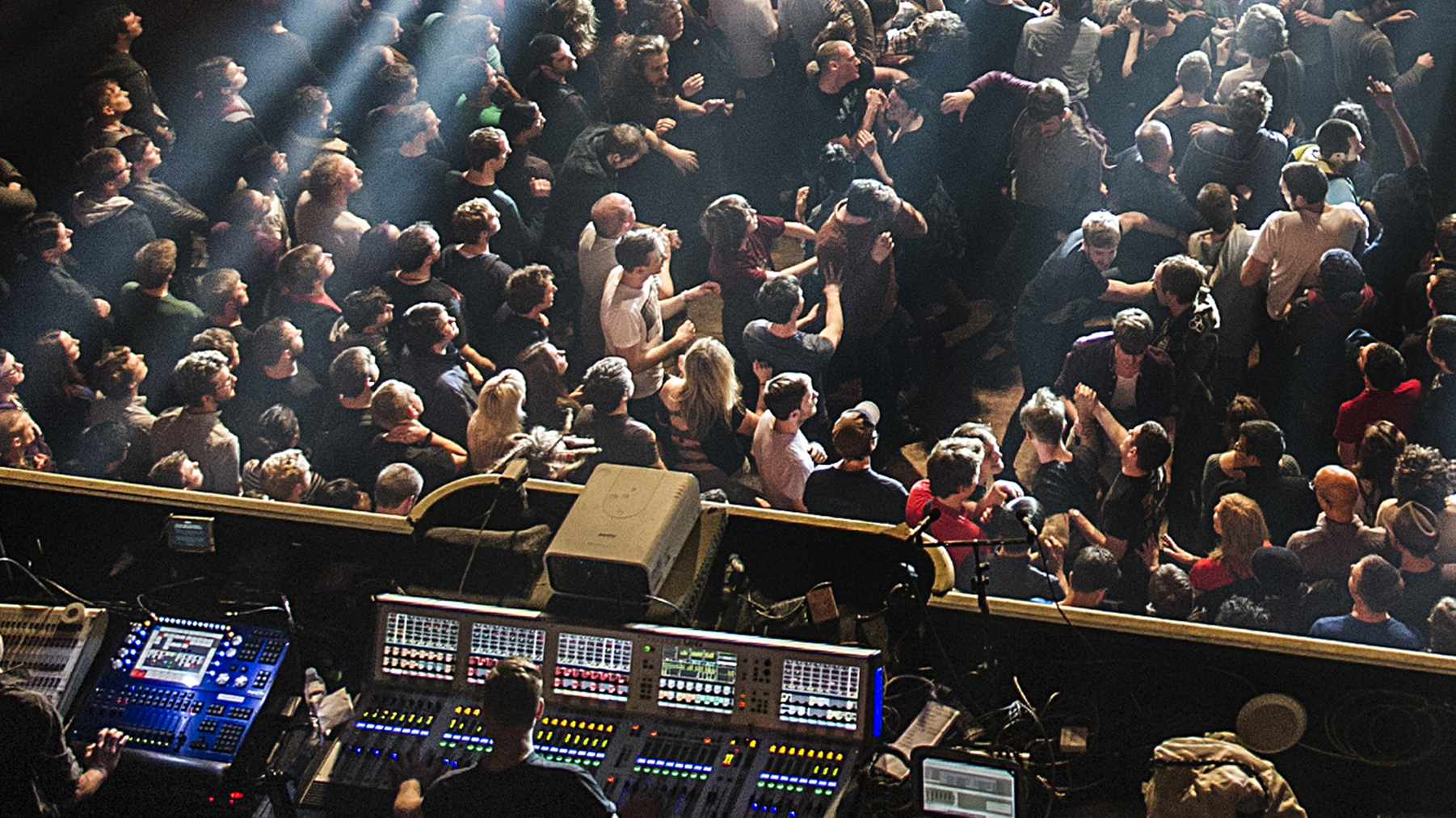 The crowd at a prog gig