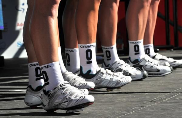 The Leopard Trek team is reduced to a single O on the socks.