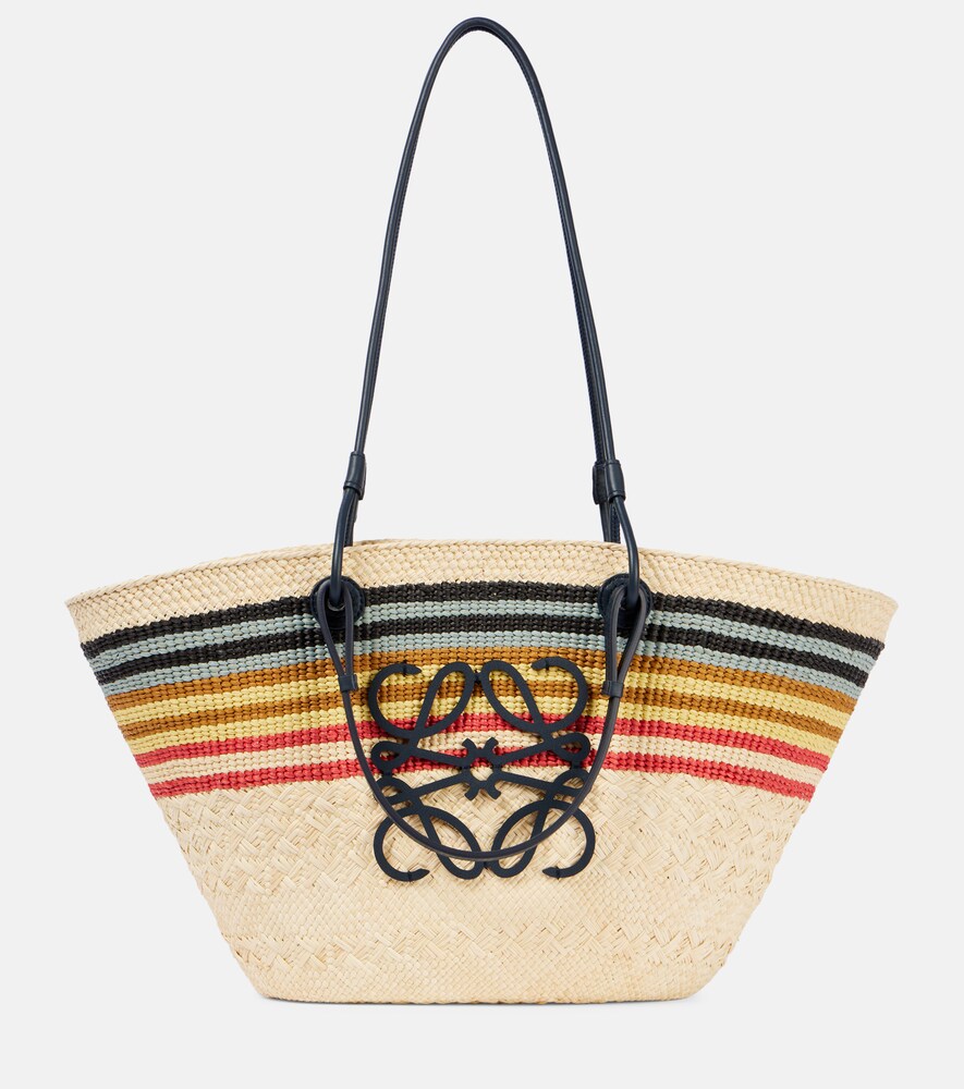 Paulas Ibiza Anagram Medium Basket Bag