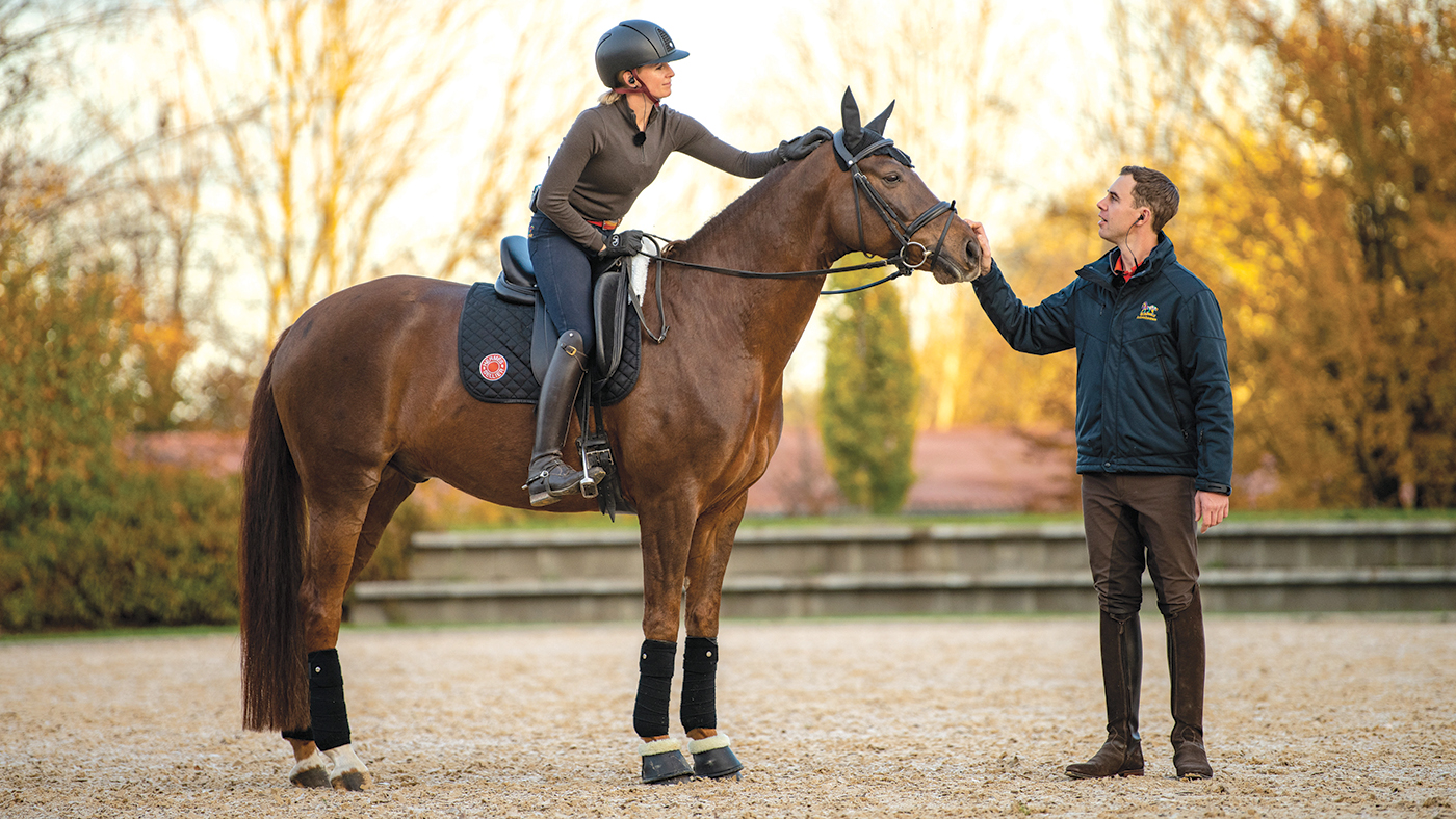 Jessica trains alongside her brother, fellow grand prix rider Benjamin Werndl