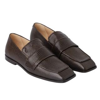 Square Toe Loafers Cos Square-toe leather loafers