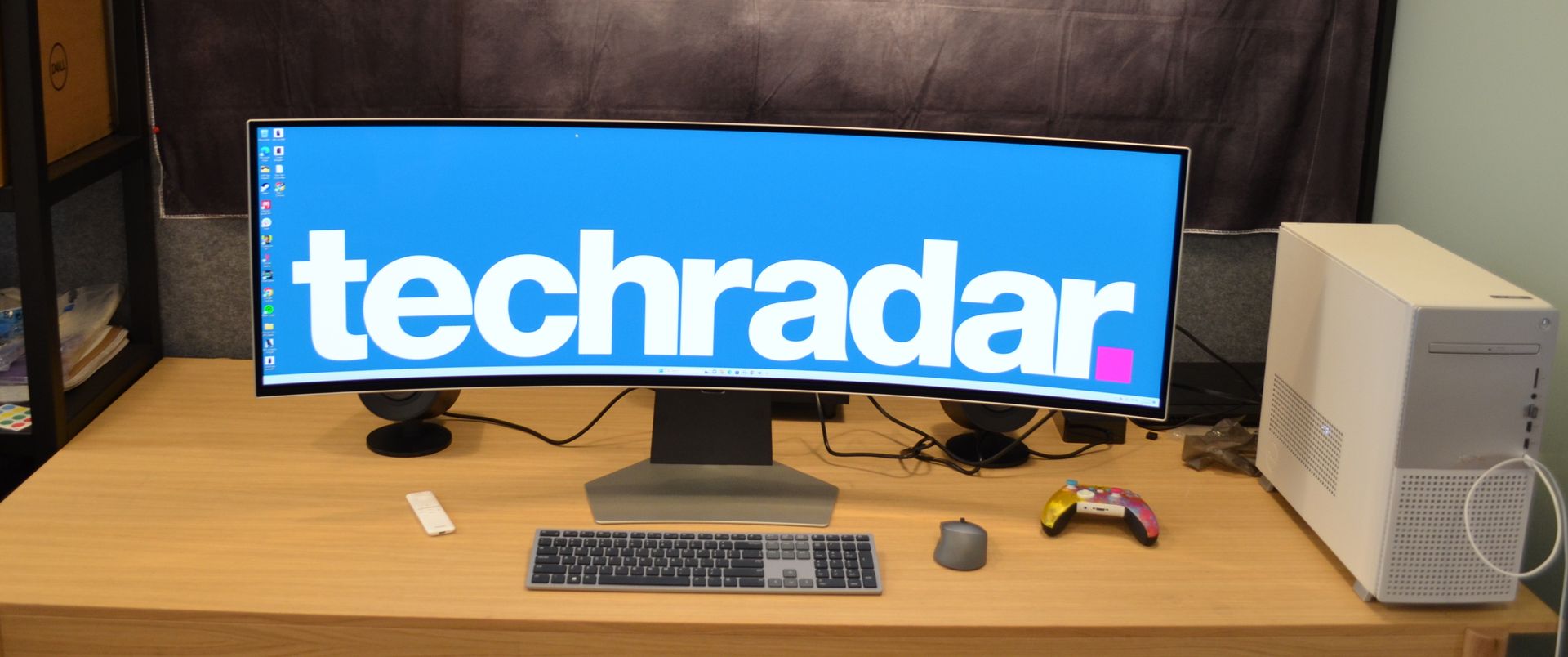 Samsung Odyssey OLED G9 review a futuristic monitor with a backwards