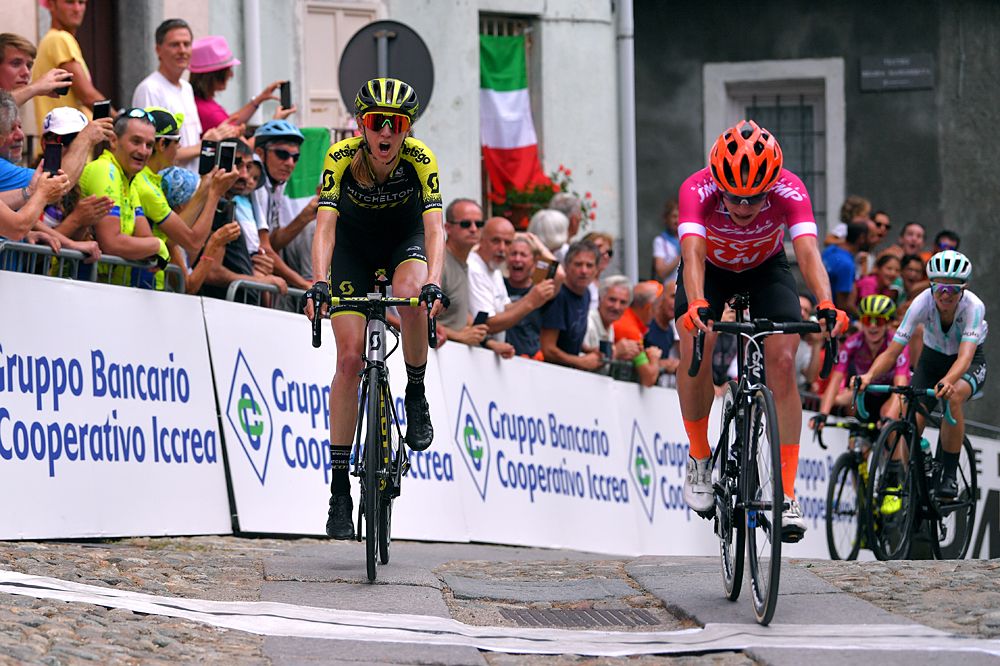Marianne Vos (CCC-Liv) wins stage 3 at the Giro Rosa