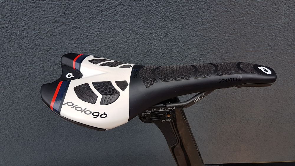 Bahrain-Merida have team edition Prologo Scratch 2 Nack saddles