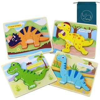 Dinosaurs Wooden Chunky Puzzles