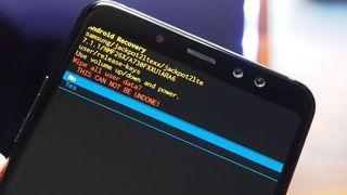Android recovery screen