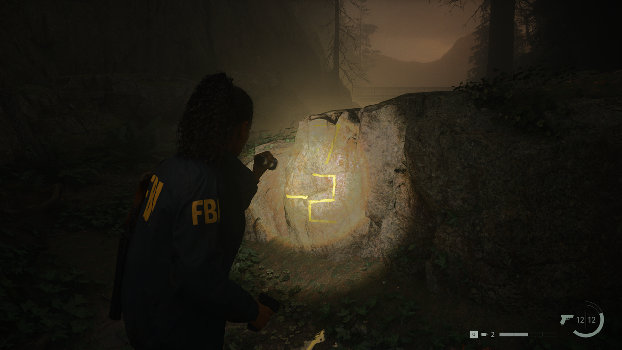 Alan Wake 2 rock rock tree
