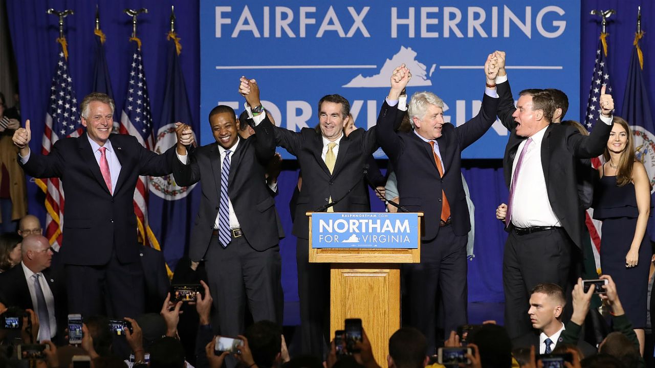 Was Governor-elect Ralph Northam&amp;#039;s victory part of a wider protest against Trump? 