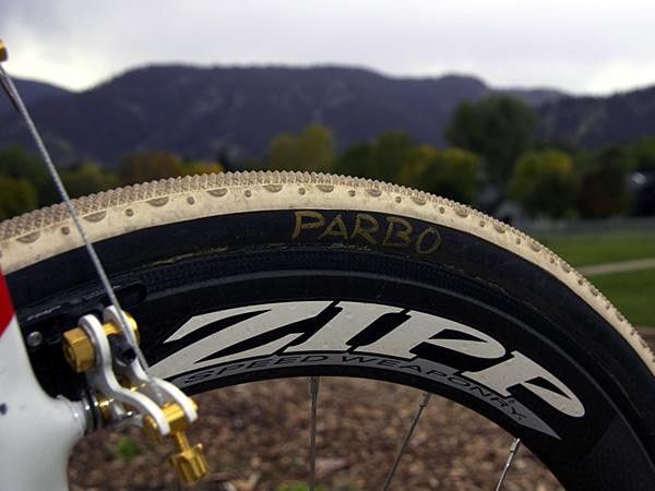 Apparently these particular tires were set aside just for Parbo.