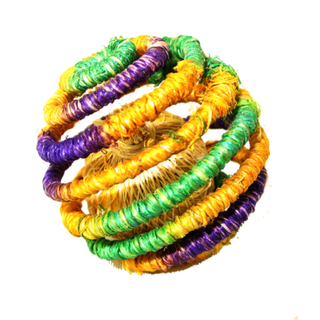 Planet Pleasures Spiral Ball with Catnip & Bell Cat Toy