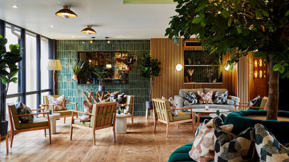 Burnham Beeches hotel reception lounge