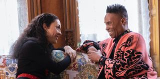 Pose Season 3 — Blanca (MJ Rodriguez) and Pray Tell (Billy Porter).