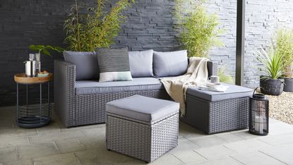 Argos outdoor discount corner sofa set