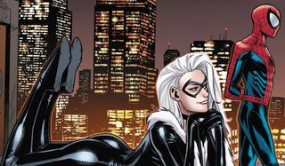 Black Cat and Spider-Man in the comic books