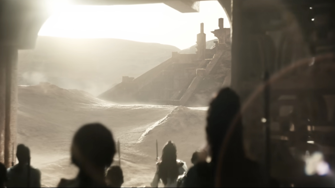 Talokan natives look at a temple in Avengers: Doomsday.