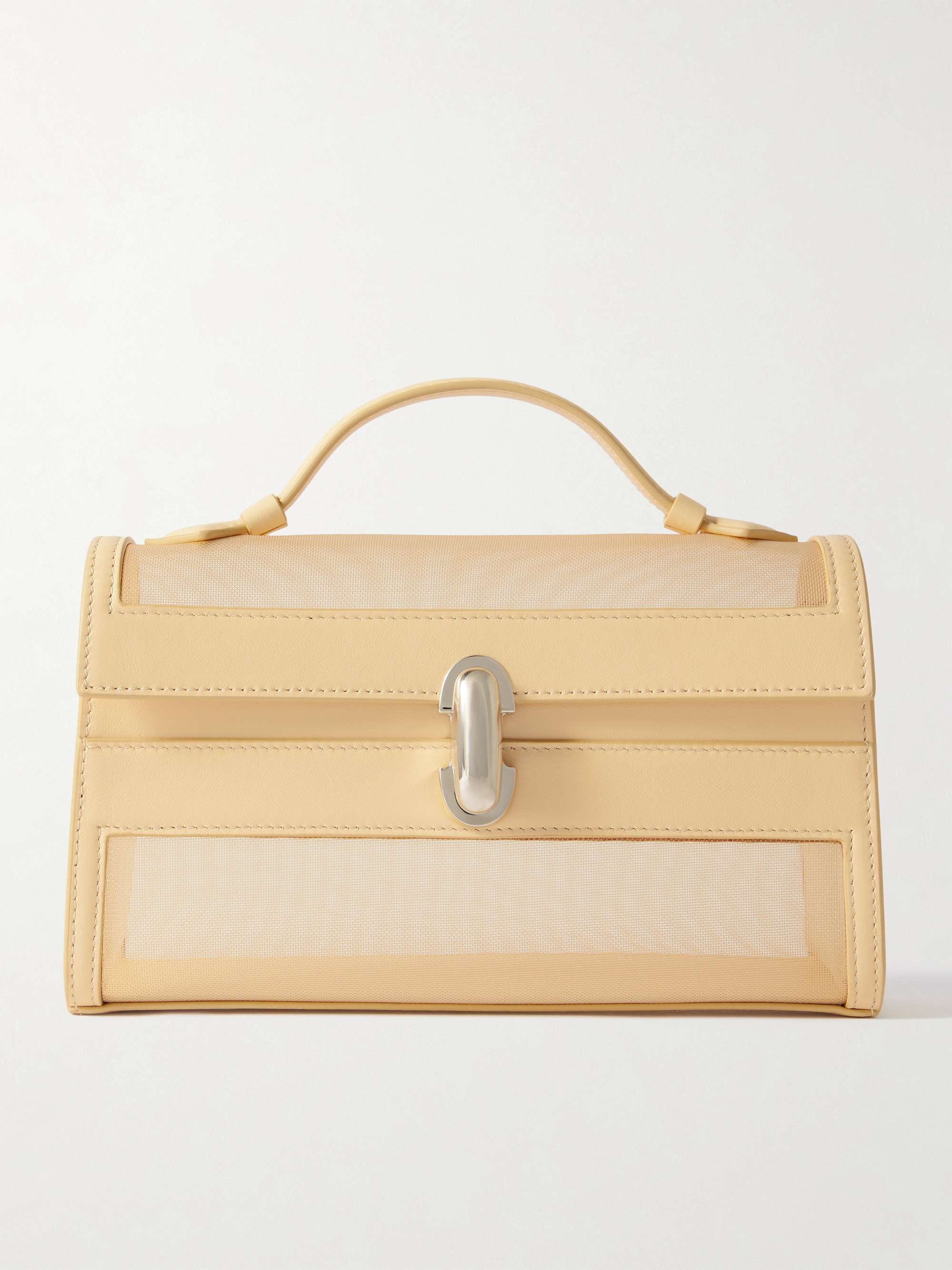 Symmetry Pochette Leather and Mesh Tote