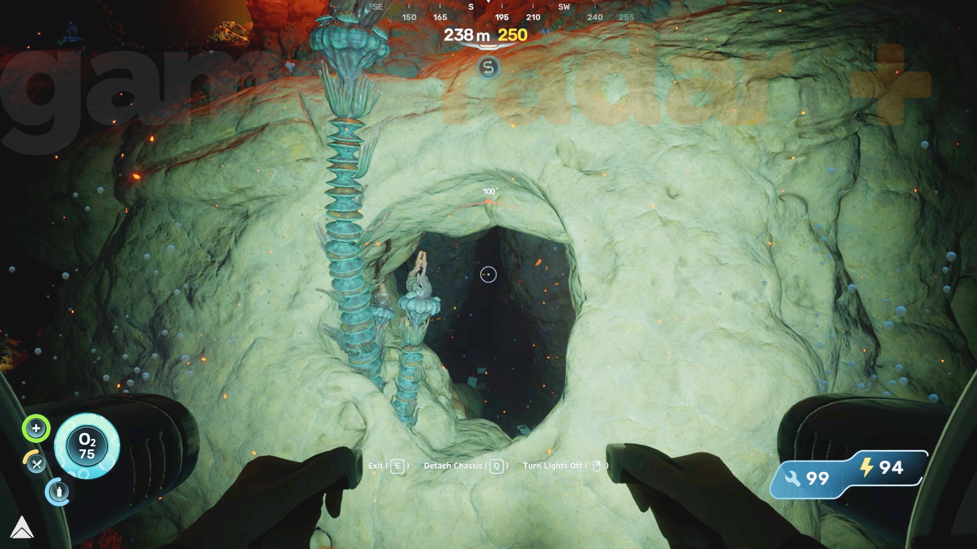 Cave entrance near Zip's black box where you find the Subnautica 2 tadpole pens key code