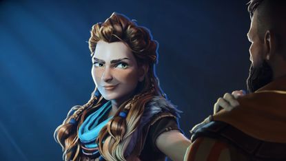 Horizon's Aloy in Horizon Hunters Gathering style