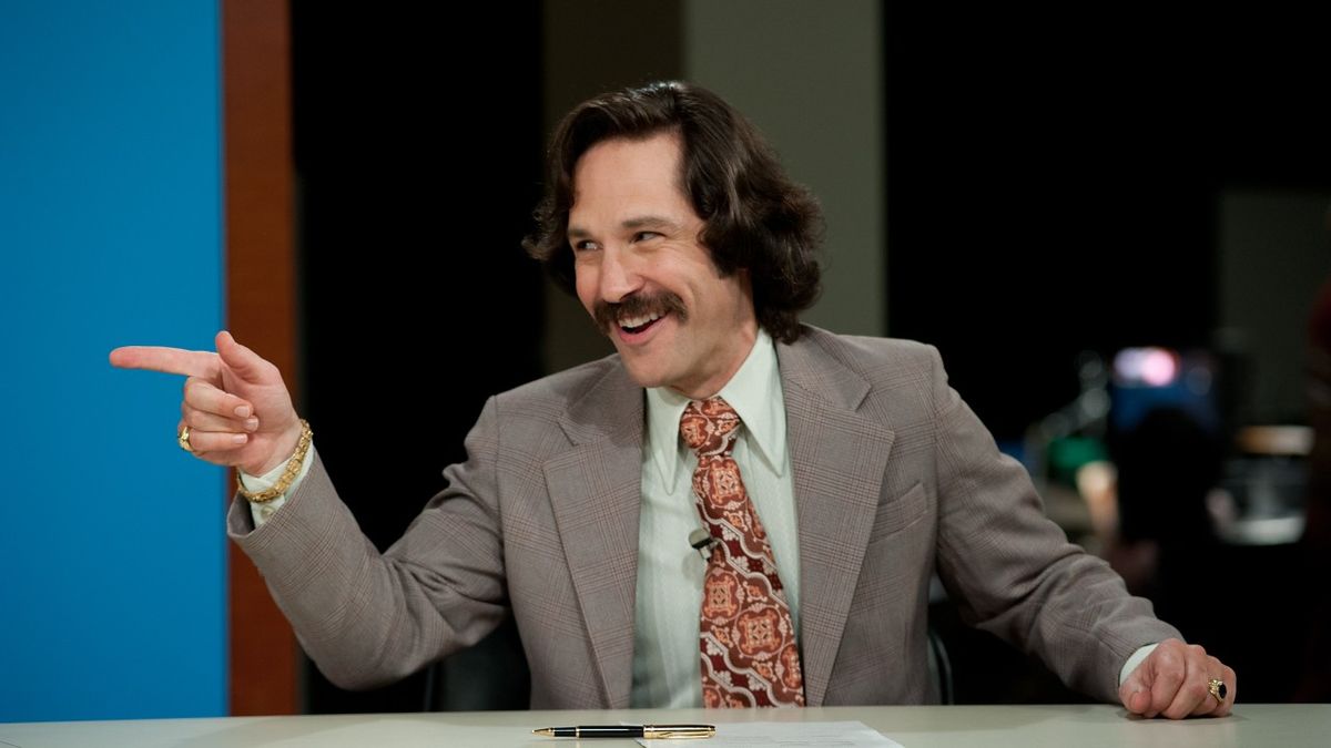 Paul Rudd Recalls The Anchorman Scene The Crew Got So 'Annoyed' At And Even Will Ferrell Couldn't Get Through - CinemaBlend