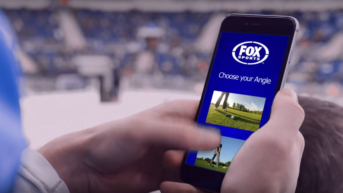 Fox Sport&#039;s mobile app at the US Open.