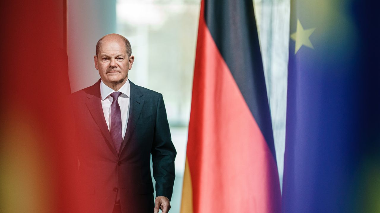 German Chancellor Olaf Scholz