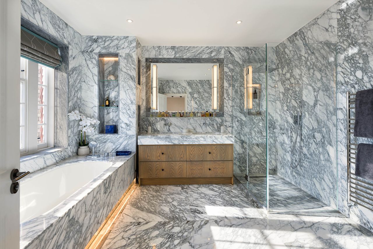 Images of the penthouse and garden at Campden House