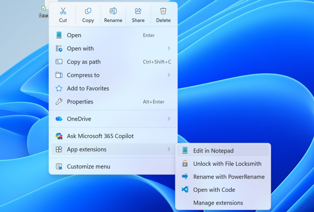Windows 11 context menu redesign shown in test build in August 2026