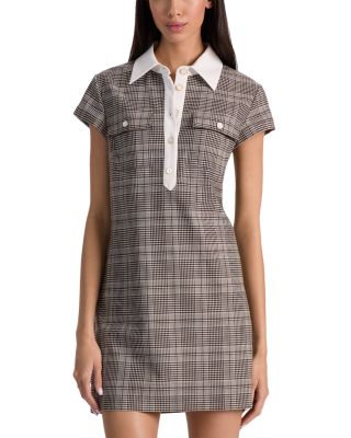 Darby Plaid Cap Sleeve Mini Dress