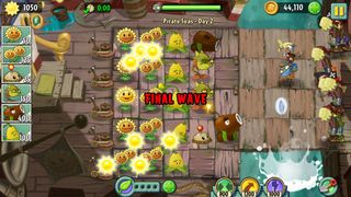 Use Kernel-pults plants vs. Seagull Zombies