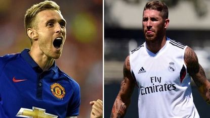 Darren Fletcher and Sergio Ramos