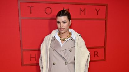 fia Richie attends the Tommy Hilfiger show during New York Fashion Week February 2024.