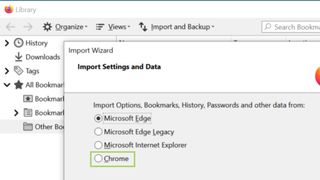 How to import bookmarks from Chrome to Firefox