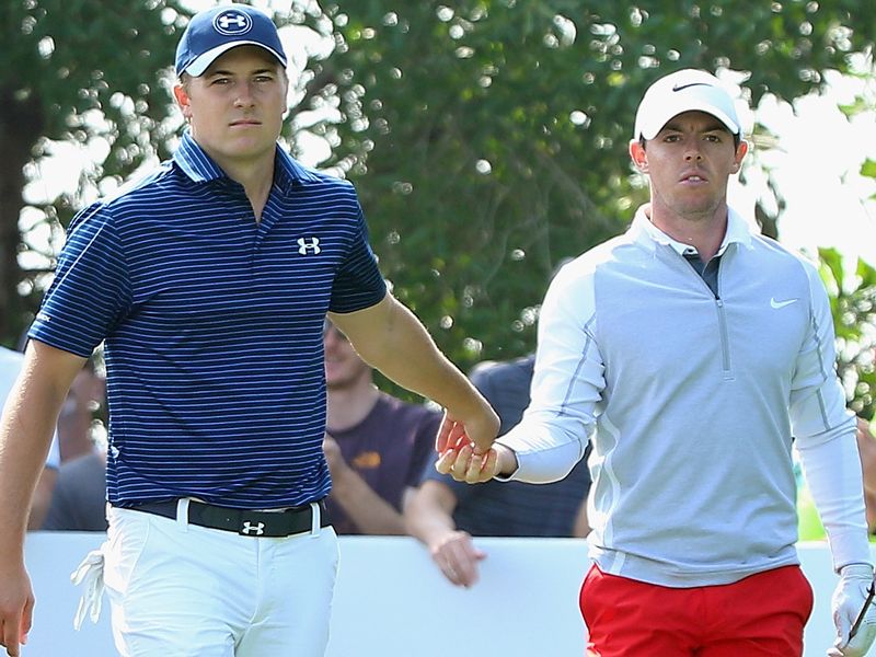 Jordan Spieth and Rory McIlroy