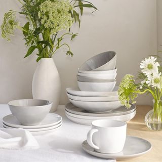 The White Company stoneware portobello kitchenware set