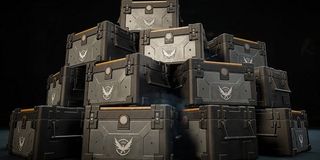 A mountain of loot boxes in The Division.