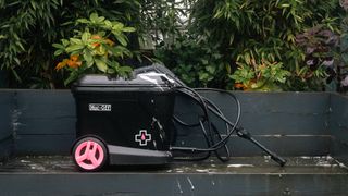 Muc-Off Mobile Bike Pressure Washer review: Comes equipped with an integrated battery and water tank, but has one potentially deal-breaking flaw