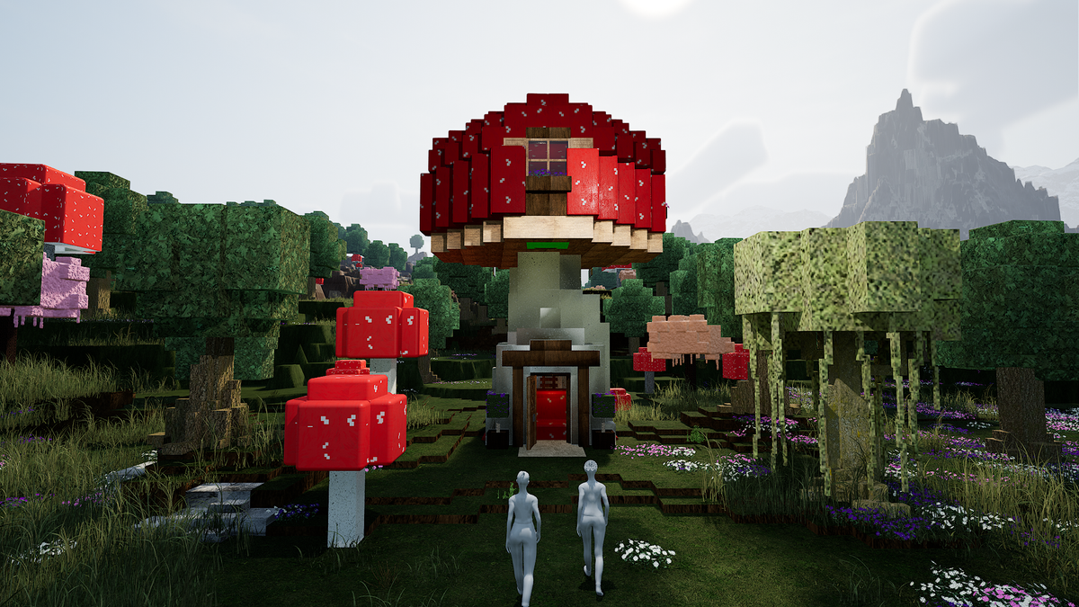 A scene from A Minecraft Movie