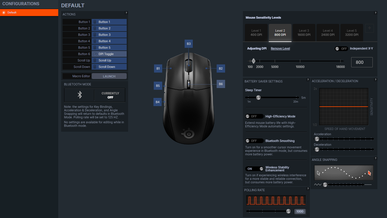 SteelSeries Rival 3 Gen 2 Wireless gaming mouse software