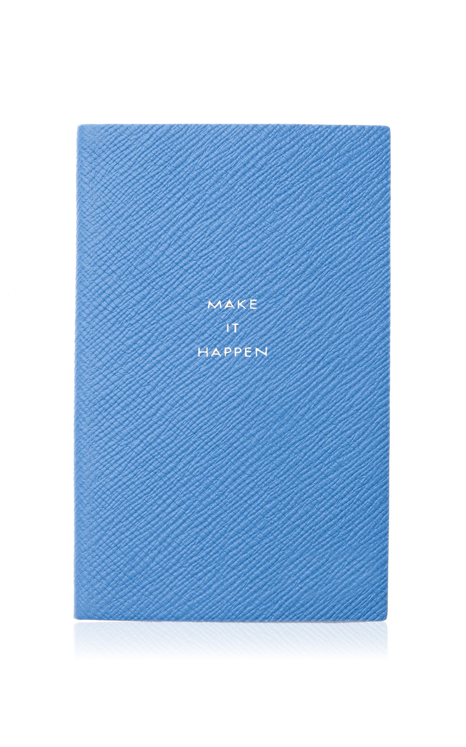 Make It Happen Leather Notebook