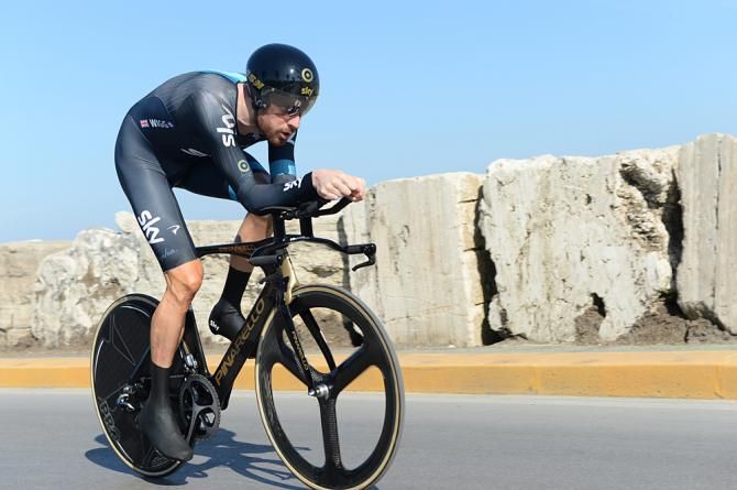 Bradley Wiggins (Sky) was third at 11 seconds