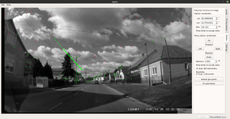 A screenshot of the system scientists used to correlate footage of a February 2020 fireball with still images.
