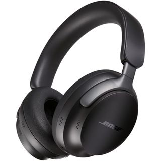 Bose QC Ultra Headphones in black on a white background