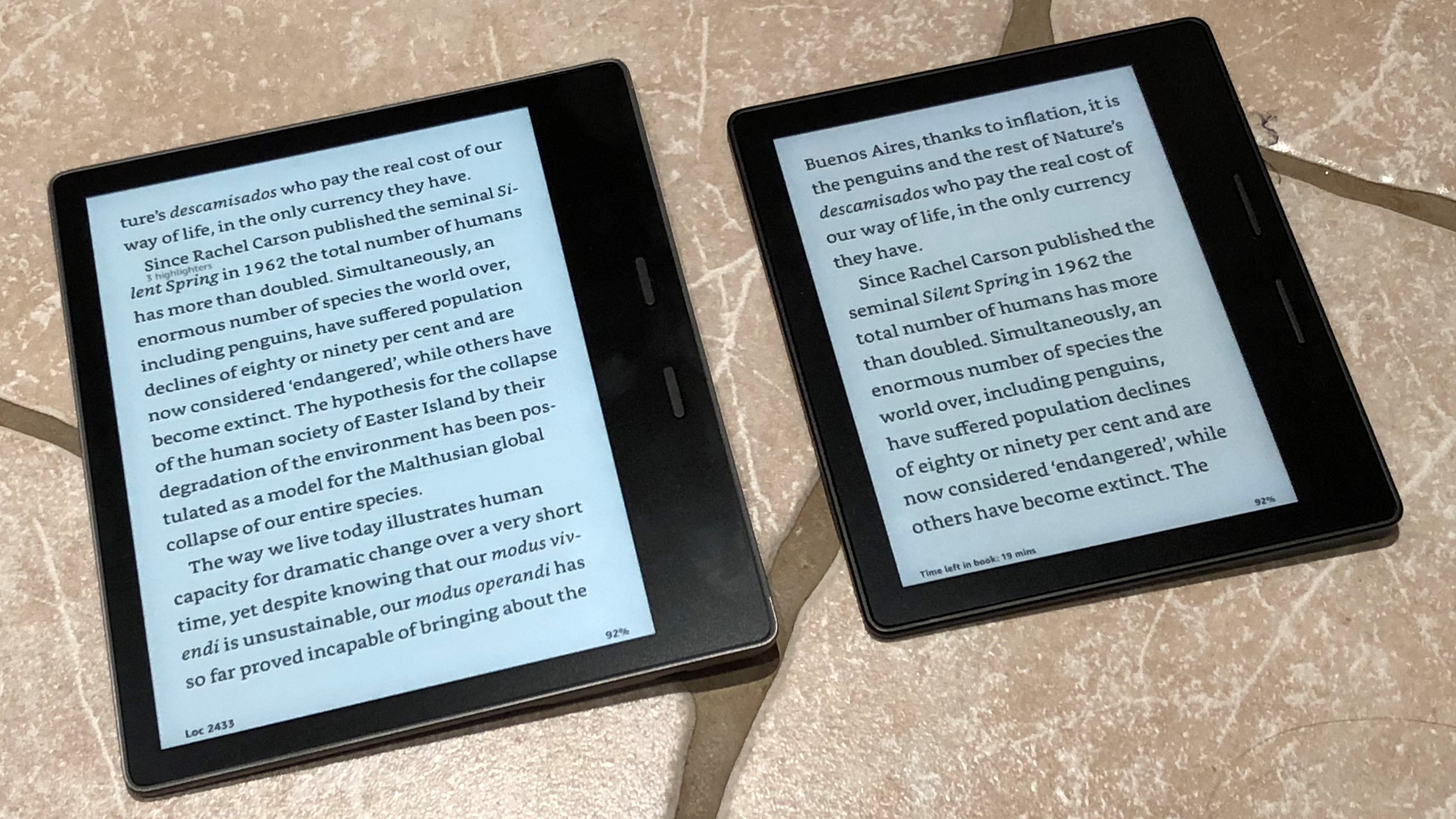 Amazon Kindle Oasis review still lovely, now with a larger 7inch