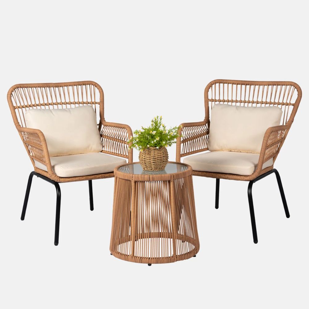 Dawna 3 Piece Seating Group with Cushions