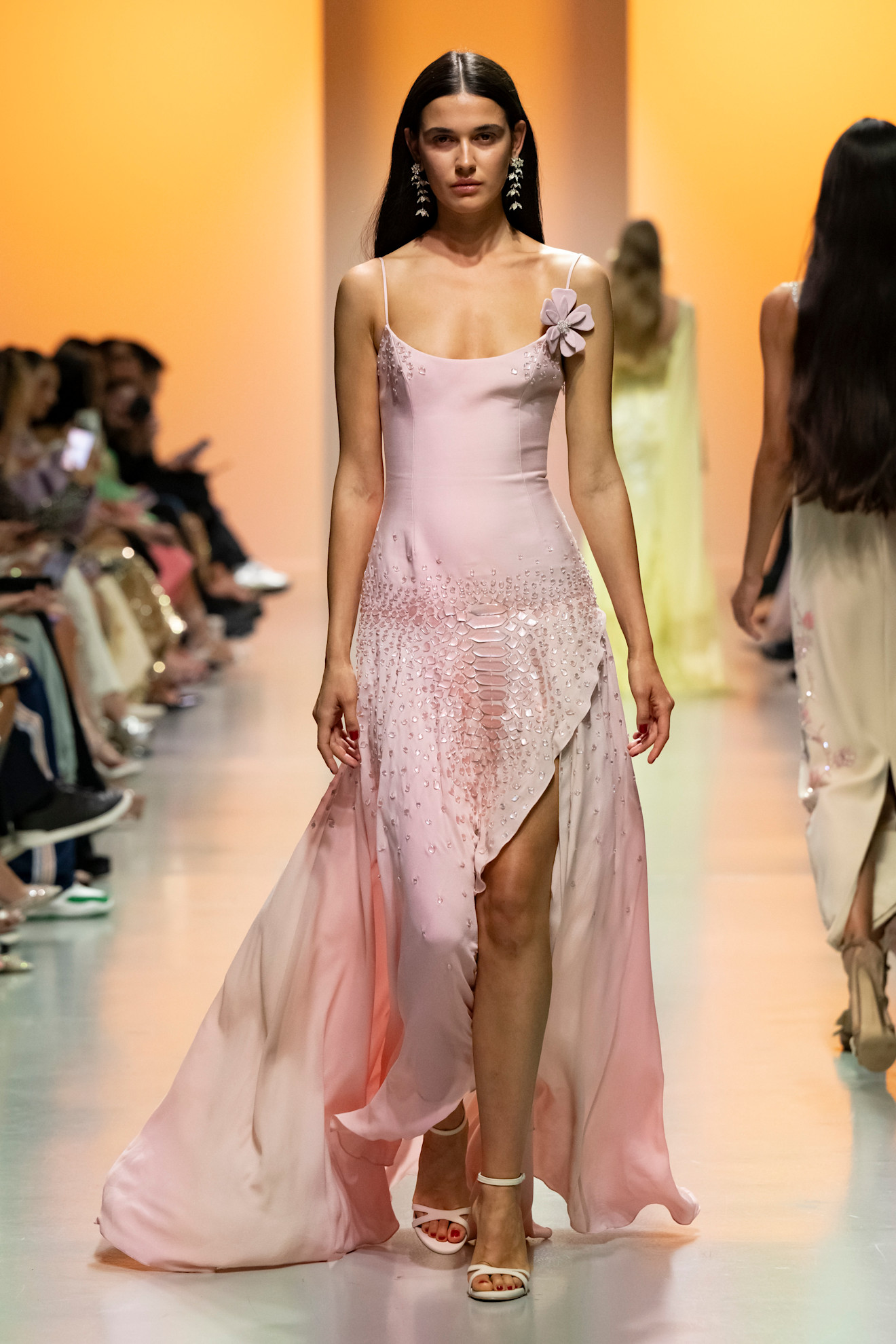 Sophie's dress on the Georges Hobeika Spring 2025 runway